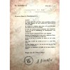 - SS-Ehrenring (Totenkopfring) Auszeichnungsschreiben - Maßgeschneidert
