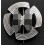 Distintivo Di Membro D'Onore Delle SS - Argento (Munchen 9 Ges. Gesch.)