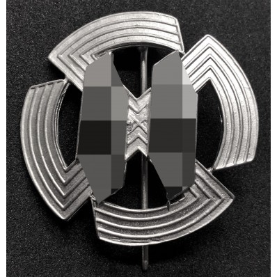 Distintivo Di Membro D'Onore Delle SS - Argento (Munchen 9 Ges. Gesch.)