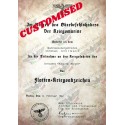 High Seas Fleet Badge Award Letter - Customised