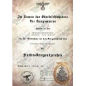 High Seas Fleet Badge Award Letter - Customised