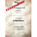 Luftwaffe Paratroopers Badge Award Letter - Customised