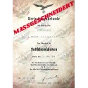 Fallschirmschützenabzeichen Auszeichnungsschreiben - Maßgeschneidert