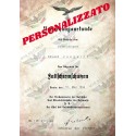 Lettera di Assegnazione del Distintivo di Paracadutista - Personalizzato
