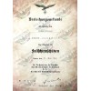 Luftwaffe Paratroopers Badge Award Letter - Customised