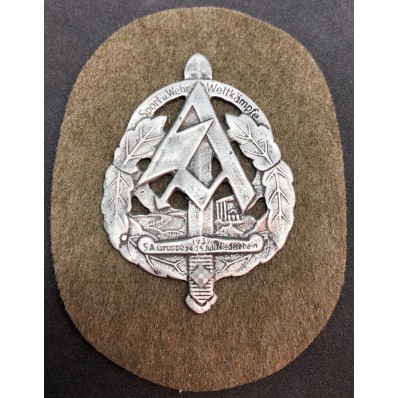 "Sport, SA Gruppe 1937" Battle Shield