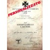 Lettera di Assegnazione Croce di Ferro 1ª o 2ª Classe per Membri delle SS - Personalizzato
