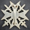 Croce Spagnola in Oro con Spade e Diamanti