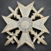 Spanienkreuz in Gold mit Schwertern und Brillanten