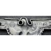 SS Eagle Hat Badge (First type)