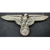SS Eagle Hat Badge Gold (no markings)