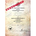War Merit Cross 1st Class with Swords Award Letter - Customised