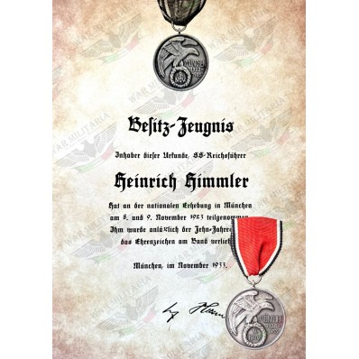 Blood Order Award Letter - Customised