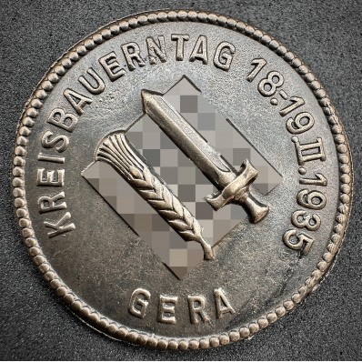 Distintivo Commemorativo del Kreisbauerntag di Gera 1935