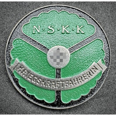 NSKK Kriegskraftfahrerin (female driver) Badge 4th Class