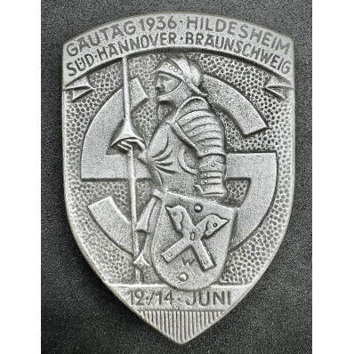 Distintivo Gautag 1936 Hannover Sud Braunschweig a Hildesheim