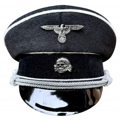Allgemeine Waffen SS Officers Visor Cap