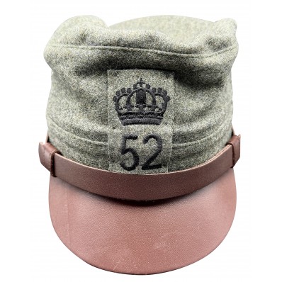 Berretto Modello 1909 da Truppa MARRONE - 52° Reggimento di fanteria Brigata “Alpi”
