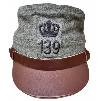 Italian Model 1909 Troop Field Cap BROWN - 139th Infantry Regiment “Bari” Brigade