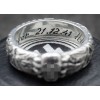 - 925 Silber• SS-Ehrenring (Totenkopfring) von Kurt „Panzer“ Meyer