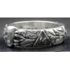 - 925 Silber• SS-Ehrenring (Totenkopfring) von Kurt „Panzer“ Meyer