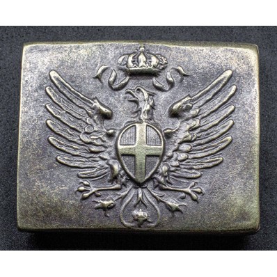 Gürtelschnalle - Königliche italienische Armee 1914 (Variante mit Einzelschleife)