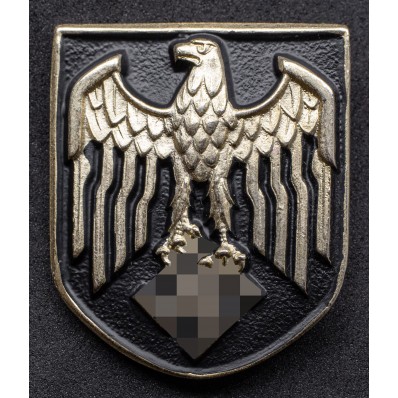 Kriegsmarine Tropical (Pith) Helmet Insignia (Eagle)