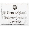 Stempel - SS-Deutschland 3. Regiment - 9. Kompanie - III. Bataillon