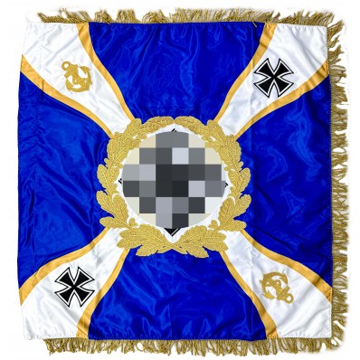 Handgestickte Flagge - Marine-Landeinheiten und Einrichtungen der Kriegsmarine 1936-1945