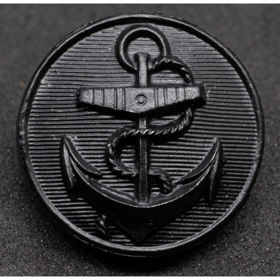 Uniform Button - U-Boot Tunic (Black) (20mm)