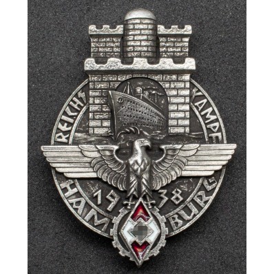 Distintivo della HJ - Reichskampf Amburgo 1938