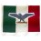 Bandiera - Repubblica Sociale Italiana RSI (Cotone con Aquila Patch)