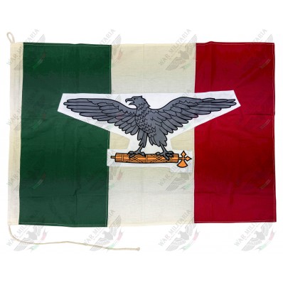 Flag - Italian Social Republic RSI (Cotton with Patch Eagle)