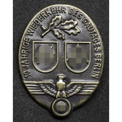 SS/SA Gautages Berlin Jubiläumsabzeichen