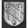 Heer/Kriegsmarine Tropical (Pith) Helmet Insignia (Shield)