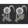 Collar Tabs Badges - "M" Battalion (with screw)
