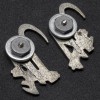 Collar Tabs Badges - "M" Battalion (with screw)