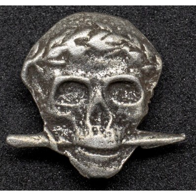 Ribbon Badge - "Arditi" Skull
