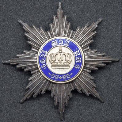 Königliche Kronen-Orden Bruststern zur 1. Klasse