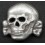 Teschio Waffen-SS Totenkopf da Cappello (Schirmmütze)