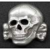 Waffen-SS Totenkopf Skull Badge For Visor Hat (Schirmmütze)