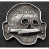 Waffen-SS Totenkopf Skull Badge For Visor Hat (Schirmmütze)