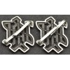 Shoulder Boards Badges - 1. SS-Panzer-Division "Leibstandarte SS Adolf Hitler" (Silver)