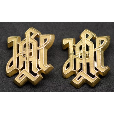 Shoulder Boards Badges - 1. SS-Panzer-Division "Leibstandarte SS Adolf Hitler" (Gold)