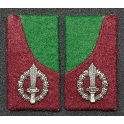 Collar tabs for Alpini Medical Units of the Italian Social Republic (RSI)