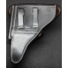 Luger P08 Pistolenholster – Hard Shell, schwarzes Leder
