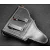 Luger P08 Holster – Hard Shell Black Leather