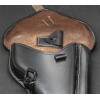 Luger P08 Holster – Hard Shell Black Leather
