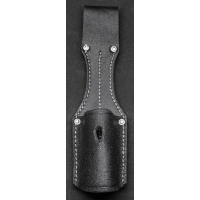 Seitengewehrtragefrosch aus schwarzen Leder für K98
