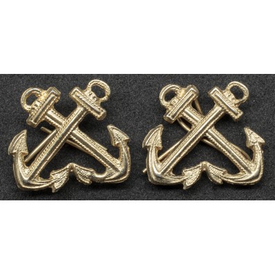 Shoulder Straps Badge - Kriegsmarine Helmsman